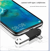 USB Type C, Micro USB, USB OTG Adapter  (Pack of 1)-thumb3