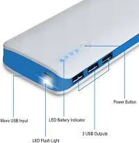 18 W Compact Pocket Size Power Bank  (BLUE, Lithium-ion, Fast Charging for Mobile, Earbuds, Smartwatch-thumb1