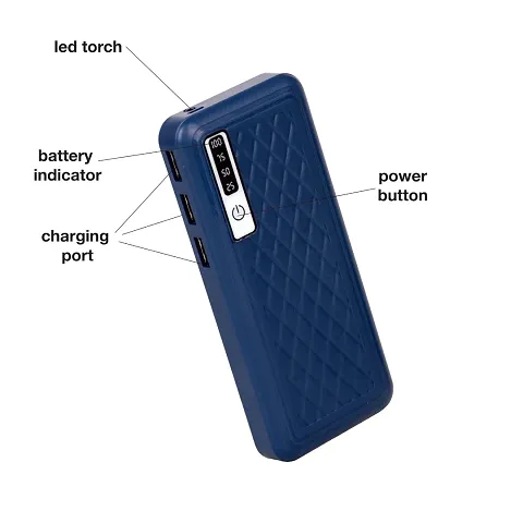 18W Compact Pocket Size Power Bank  (BLUE, Lithium-ion, Fast Charging for Mobile, Earbuds, Smartwatch