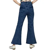 Classic Denim Lycra Solid Jeans for Women-thumb2