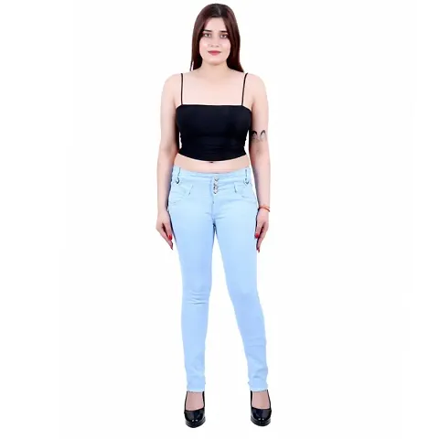 Hot Selling Cotton Lycra Women's Jeans & Jeggings 