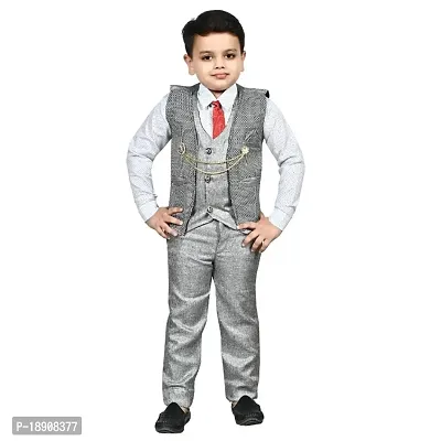 V.K grey Cotton clothing sets for boys (6months-10years) in different colours-thumb0
