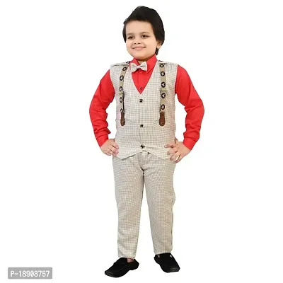 V.K red Cotton clothing sets for boys (6months-10years) in different colours