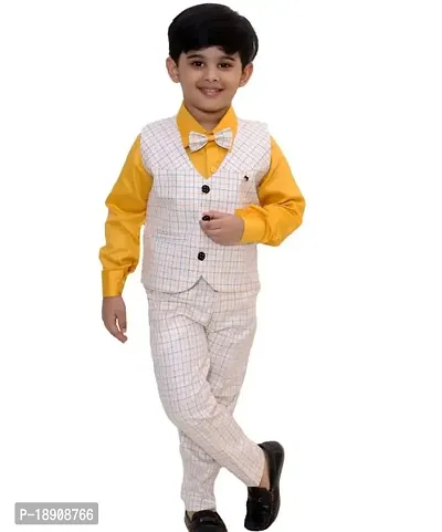 V.K yellow Cotton clothing sets for boys (6months-10years) in different colours