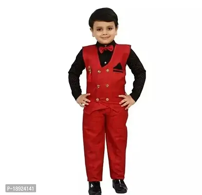 V.K. Trendy 3 piece suit for boys Ethnic Jackets-thumb0