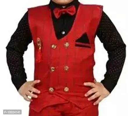 V.K. Trendy 3 piece suit for boys Ethnic Jackets-thumb2