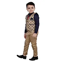 V.K navy blue Cotton clothing sets for boys (6months-10years) in different colours-thumb1