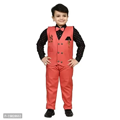 V.K red satin clothing sets for boys (6months-10years) in different colours