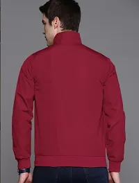 Fashlook Stylish Maroon Bomber Jacket-thumb1