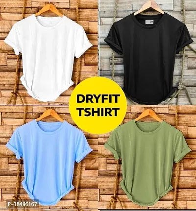 Combo of 4 dryfit t-shirt for men