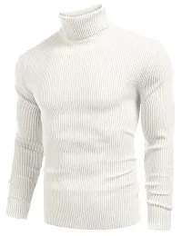 White Sweatshirts HighNeck For Men-thumb1