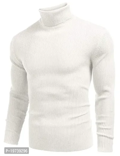 White Sweatshirts HighNeck For Men-thumb2