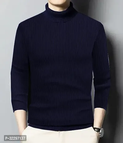 Fashlook Stylish High Neck Sweatshirt for Men-thumb0