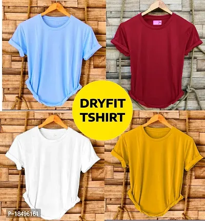 Combo of 4 dryfit t-shirt for men