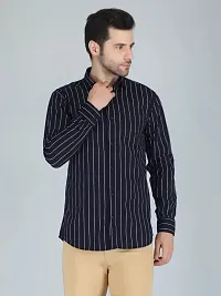 Classic Cotton Blend Casual Shirts for Men-thumb1