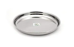 Coconut Stainless Steel Beeding Plate - 1 Qty (Diameter 13 Inch)-thumb1