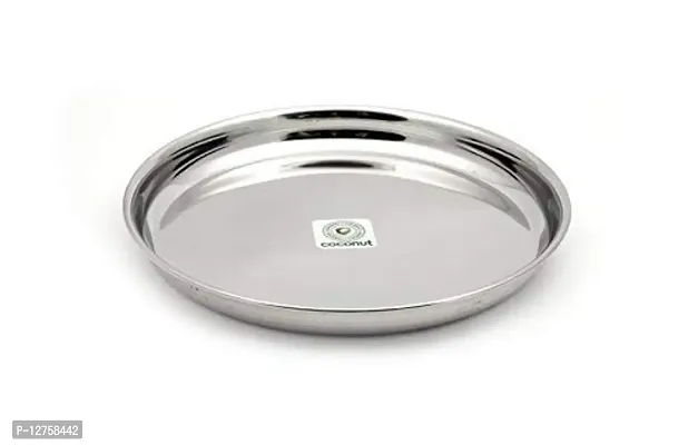 Coconut Stainless Steel Beeding Plate - 1 Qty (Diameter 13 Inch)-thumb2