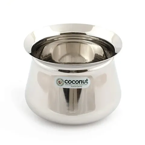 Coconut Stainless Steel Arcot Handi Small - 1 Unit - Capacity - 400ML