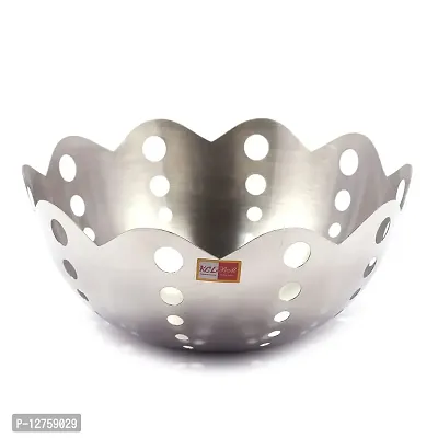 KCL Stainless Steel Bowl/Basket for Vegetable/Fruits - 1 Unit - Dimensions - 25 cm.