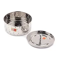 KCL Stainless Steel Round Paneer Maker/Mould/Strainer - 1 Unit (200 ML)-thumb1