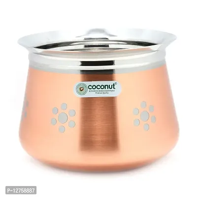 Coconut Stainless Steel - Cookware/Cosmos Handi -1 Unit - Capacity - 500 ML-thumb0