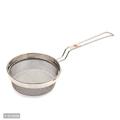 Stainless Steel Puri Strainer Jhara Deep Fry Oil Mesh Filter No. 7 - 1 Unit - 42 cm-thumb0