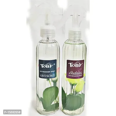 Toby Air Freshener Spray - Awesome  Ardaas | Long-Lasting Fragrance | (250 ml) (Pack of 2)-thumb3