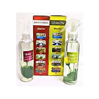 Toby Air Freshener Spray - Jannat-E-Firdous  Lemon | Long-Lasting Fragrance | (250 ml) (Pack of 2)-thumb1