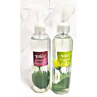 Toby Air Freshener Spray - Jannat-E-Firdous  Lemon | Long-Lasting Fragrance | (250 ml) (Pack of 2)-thumb2