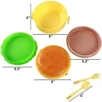 Plastic Burger Shaped Lunch Box-thumb3