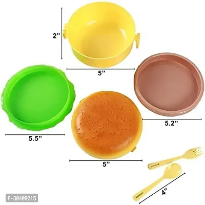 Plastic Burger Shaped Lunch Box-thumb4