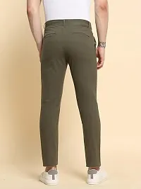 Classic Solid Casual Trouser for Men-thumb1