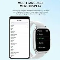 T 500, WHITE New SMART WATCH 2024 latest version Full Touch Screen Bluetooth Smartwatch with Body Temperature, Heart Rate  Oxygen Monitor Compatible with All 3G/4G/5G Android  iOS-thumb2