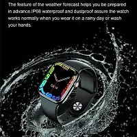 I 8 PRO -MAXX New SMART WATCH 2024 latest version Full Touch Screen Bluetooth Smartwatch with Body Temperature, Heart Rate  Oxygen Monitor Compatible with All 3G/4G/5G Android  iOS-thumb4