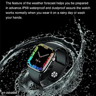 I 8 PRO -MAXX New SMART WATCH 2024 latest version Full Touch Screen Bluetooth Smartwatch with Body Temperature, Heart Rate  Oxygen Monitor Compatible with All 3G/4G/5G Android  iOS-thumb5