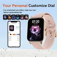 T 500 PINK New -SMART WATCH 2024 latest version / Full Touch Screen Bluetooth Smartwatch with Body Temperature, Heart Rate  Oxygen Monitor Compatible with All 3G/4G/5G Android  iOS-thumb1