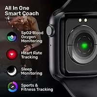 latest version /T500, black Full Touch Screen Bluetooth Smartwatch with Body Temperature, Heart Rate  Oxygen Monitor Compatible with All 3G/4G/5G Android  iOS-thumb4