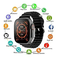 Latest t800 ultra calling watch having many features (Black)-thumb3