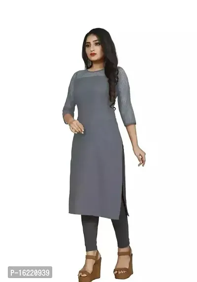 Stylish Fancy Crepe Kurta For Women