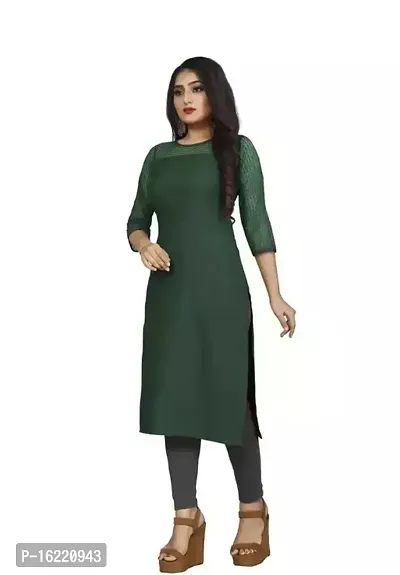 Stylish Fancy Crepe Kurta For Women