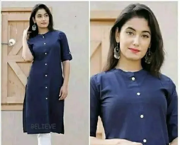 Stylish Fancy Rayon Kurta For Women