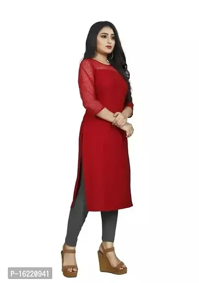 Stylish Fancy Crepe Kurta For Women