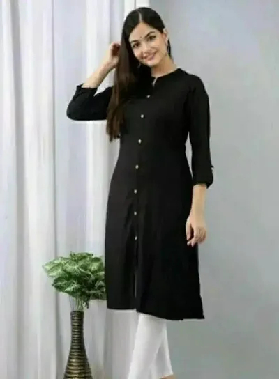 Stylish Fancy Crepe Kurta For Women