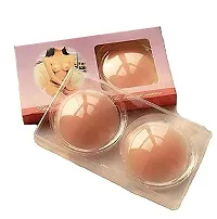 Silicone Nipple Cover Pasties for women (Beige,Pack of 1)-thumb2