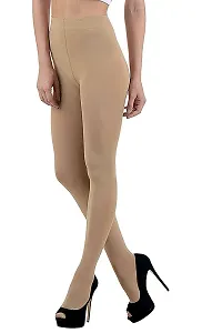 Blue Bird Enterprises Present Women's Pantyhose Stockings Stretchable Tights High Waist Stocking Hosiery-Pantyhose Fits Upto 32 Till 38 Free Size (Skin)-thumb1
