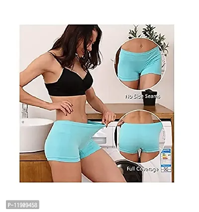 Women's Slip Shorts for Under Dresses Panties ( Multicolour) Size (26 til 32) Pack of 3-thumb5