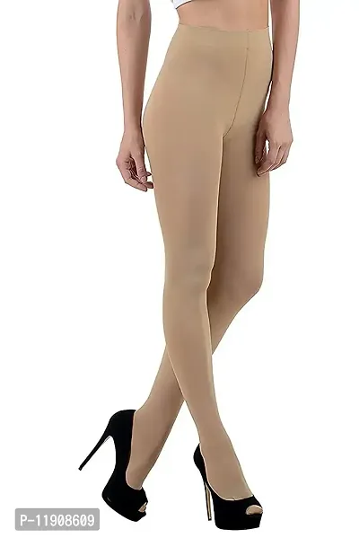 Blue Bird Enterprises Present Women's Pantyhose Stockings Stretchable Tights High Waist Stocking Hosiery-Pantyhose Fits Upto 32 Till 38 Free Size (Skin)-thumb0