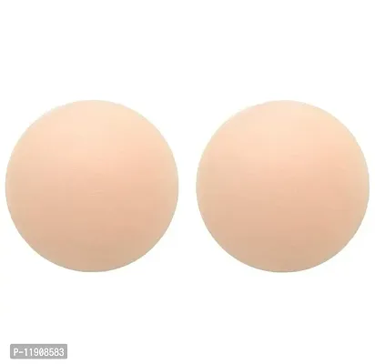 Silicone Nipple Cover Pasties for women (Beige,Pack of 1)-thumb0