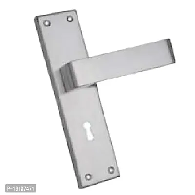 Premium Quality Stainless Steel 8 Inch Door Mortice Handle Silver Finish Pack Of 1 Pair