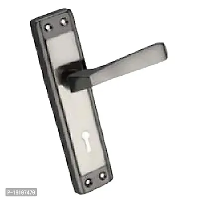 Premium Quality Iron 175Mm Door Mortice Handle Silver Finish-thumb0